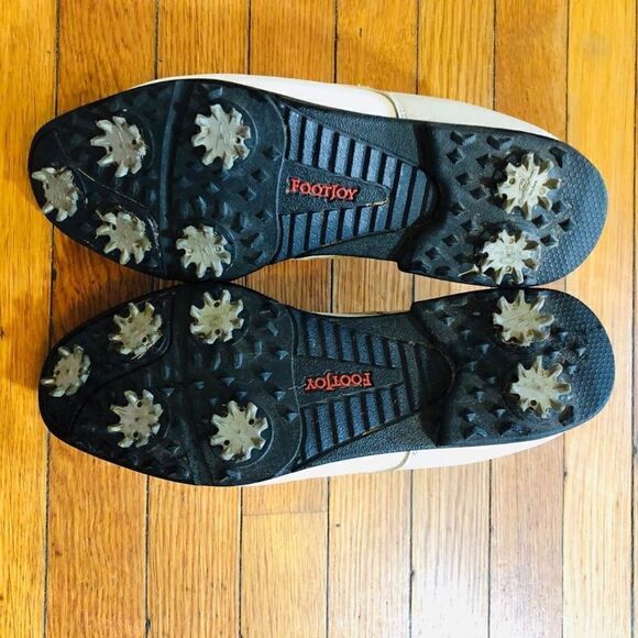 FOOTJOY Greenjoy Golf Spikes Shoes 8.5 M Womens - Picture 3 of 6